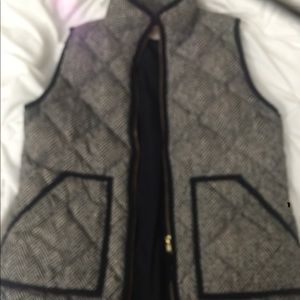 JCREW HERRINGBONE VEST